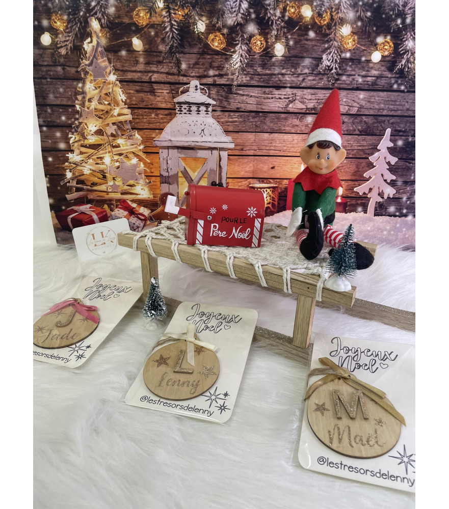 Boule de Noël en bois