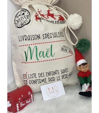 Hotte du Père-Noël coton