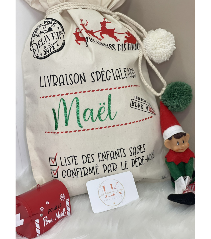 Hotte du Père-Noël coton