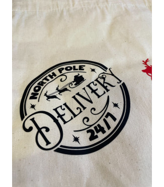 Hotte du Père-Noël coton