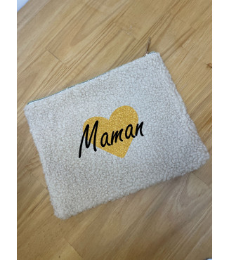 Pochette en bouclette