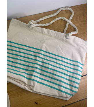 Sac de plage rayures