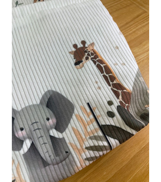 Pochette imprimée animaux