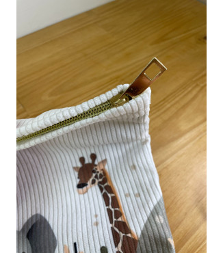 Pochette imprimée animaux