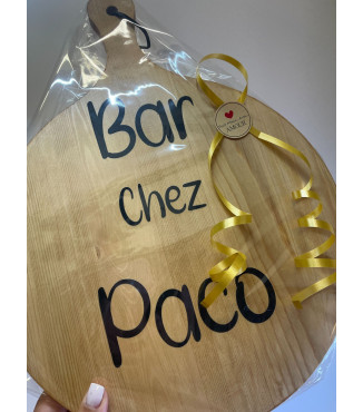 Planche en bois décorative
