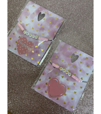 Bracelet Personalisés en perle Heishi