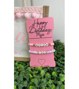 Bracelet Personalisés en perle Heishi