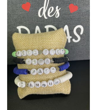 Bracelet Personalisés en perle Heishi
