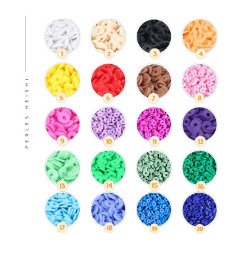 Bracelet Personalisés en perle Heishi