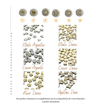 Bracelet Personalisés en perle Heishi